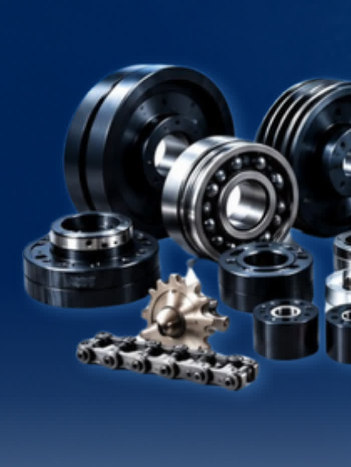 Industrial pulleys and belts